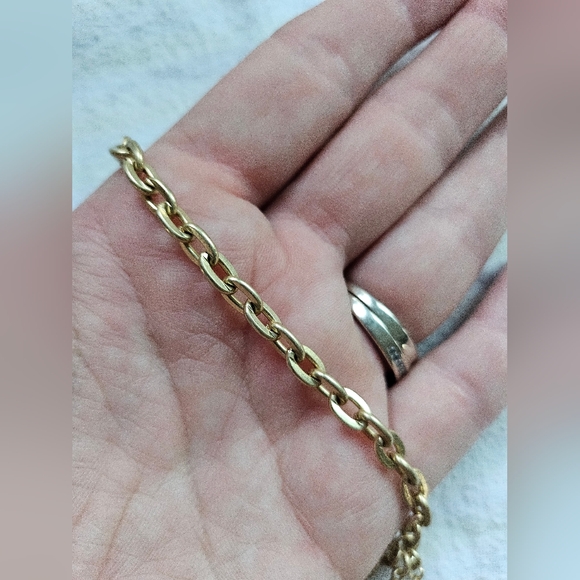 New Lia Sophia Refresh Necklace, Glass & Resin Beads, Gold, Blue, NWOB - Picture 9 of 12